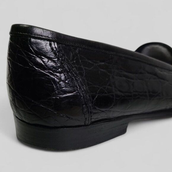 DAVANZATI Handmade Italy Black 8 D Tassel Loafer Shoes main image 4